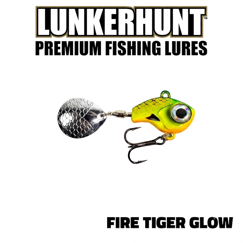 leurre LUNKERHUNT BIG EYE TAIL SPIN JIG