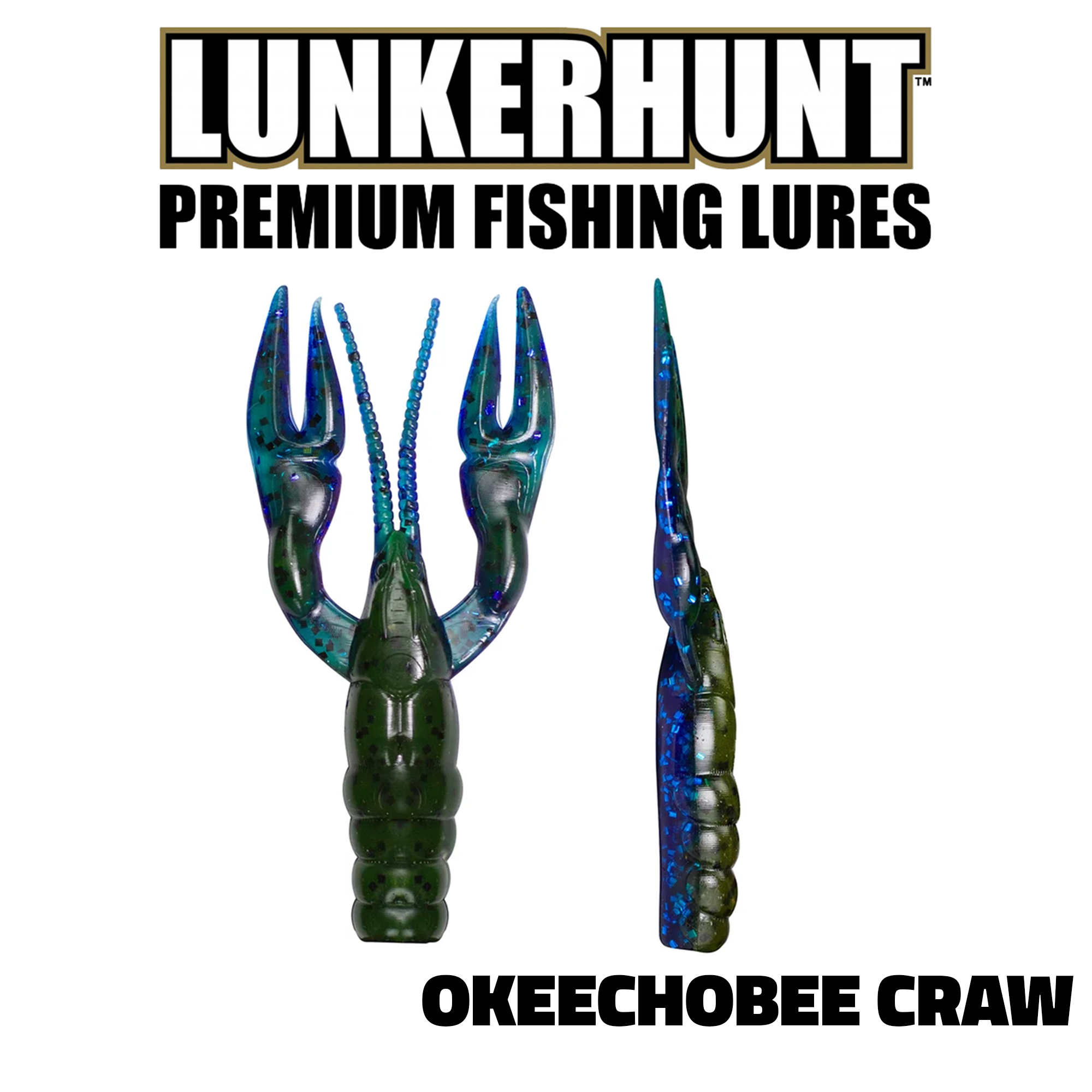 Leurre ned rig LUNKERHUNT FINESSE CRAW - 8 PACK – Image 2