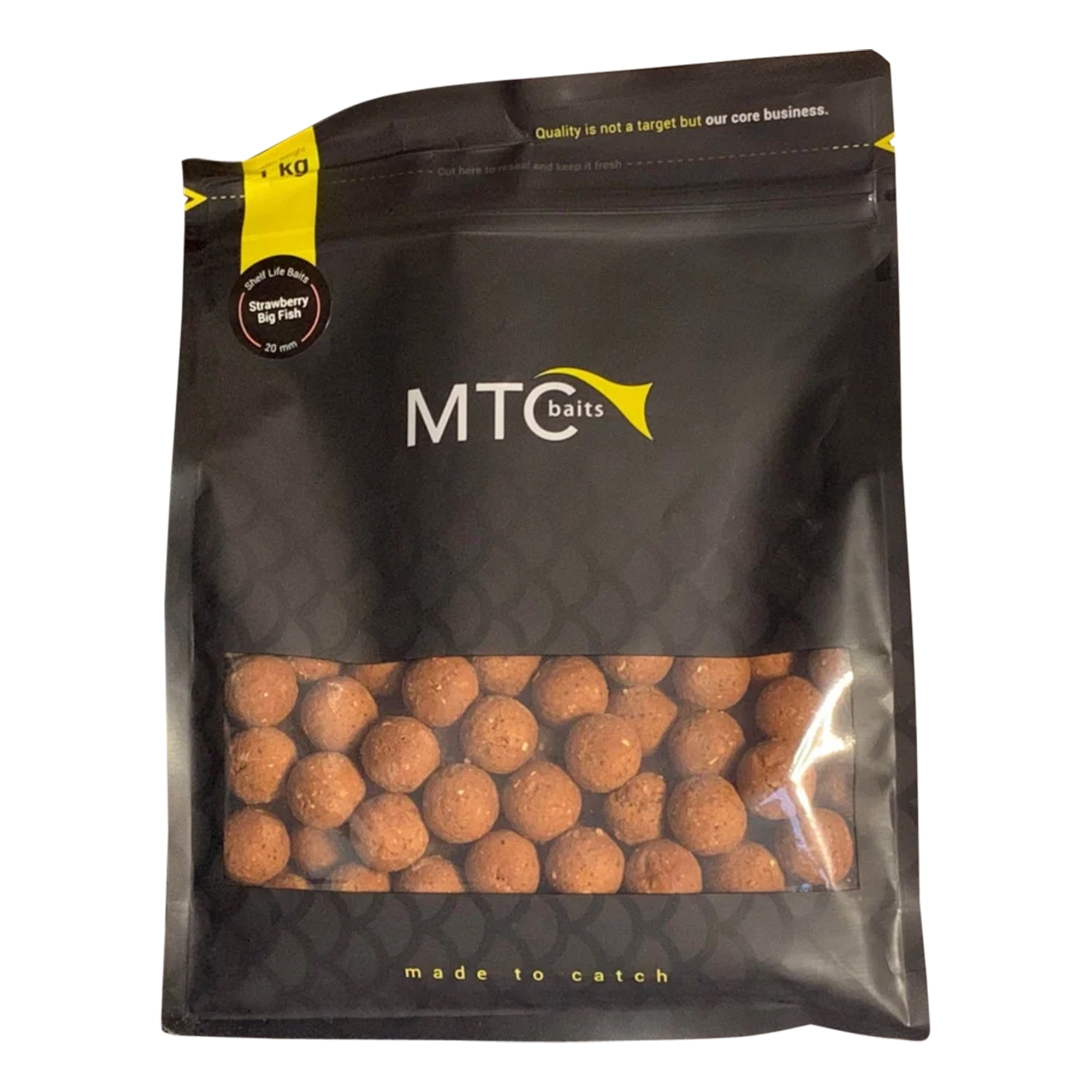 Bouillettes stabilisée MTC Strawberry Big Fish