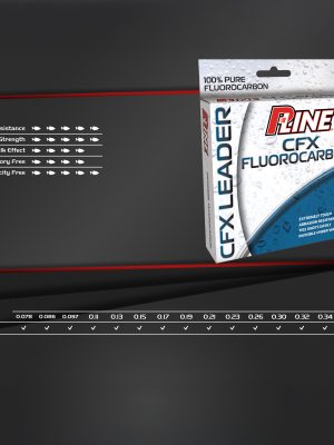 Fil P-LINE CFX 100% FLUOROCARBONE 50 MT. (CLEAR)