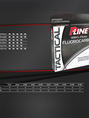 Fil P-LINE TACTICAL FLUOROCARBONE 100% 100 MT (CLEAR)