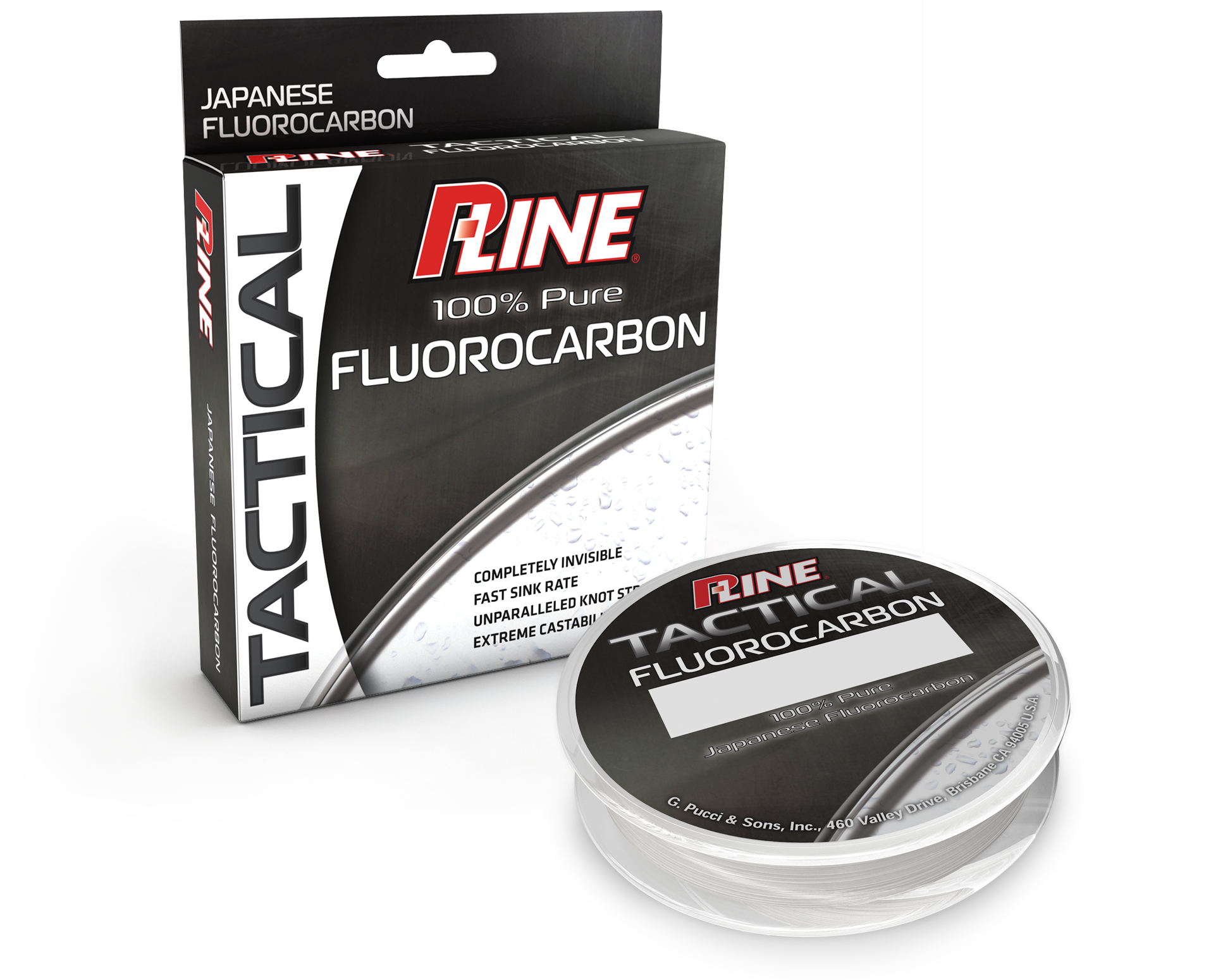 Fil P-LINE TACTICAL FLUOROCARBONE 100% 100 MT (CLEAR) – Image 2