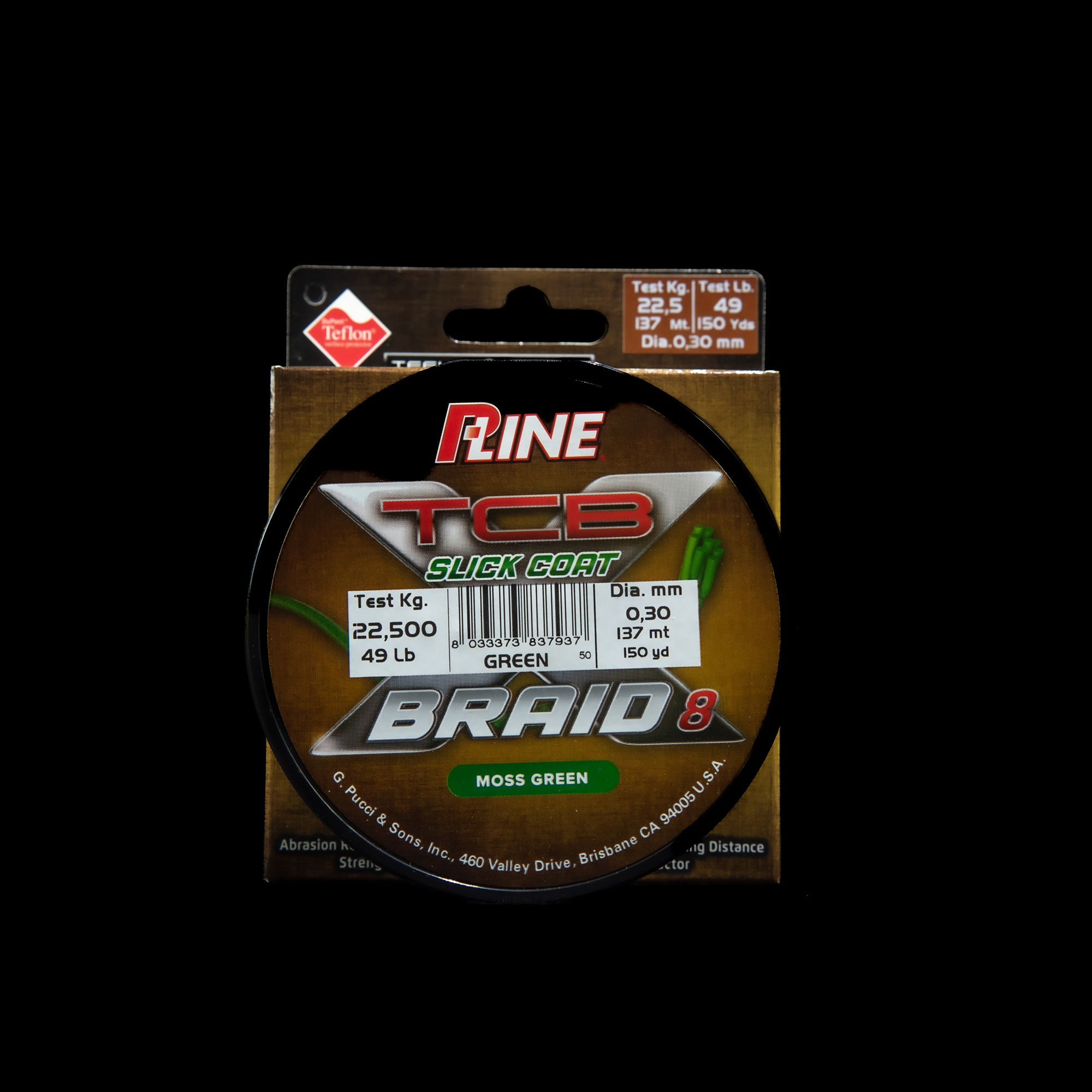 Tresse P-LINE X TCB 8 150 YD. (GREEN) – Image 2