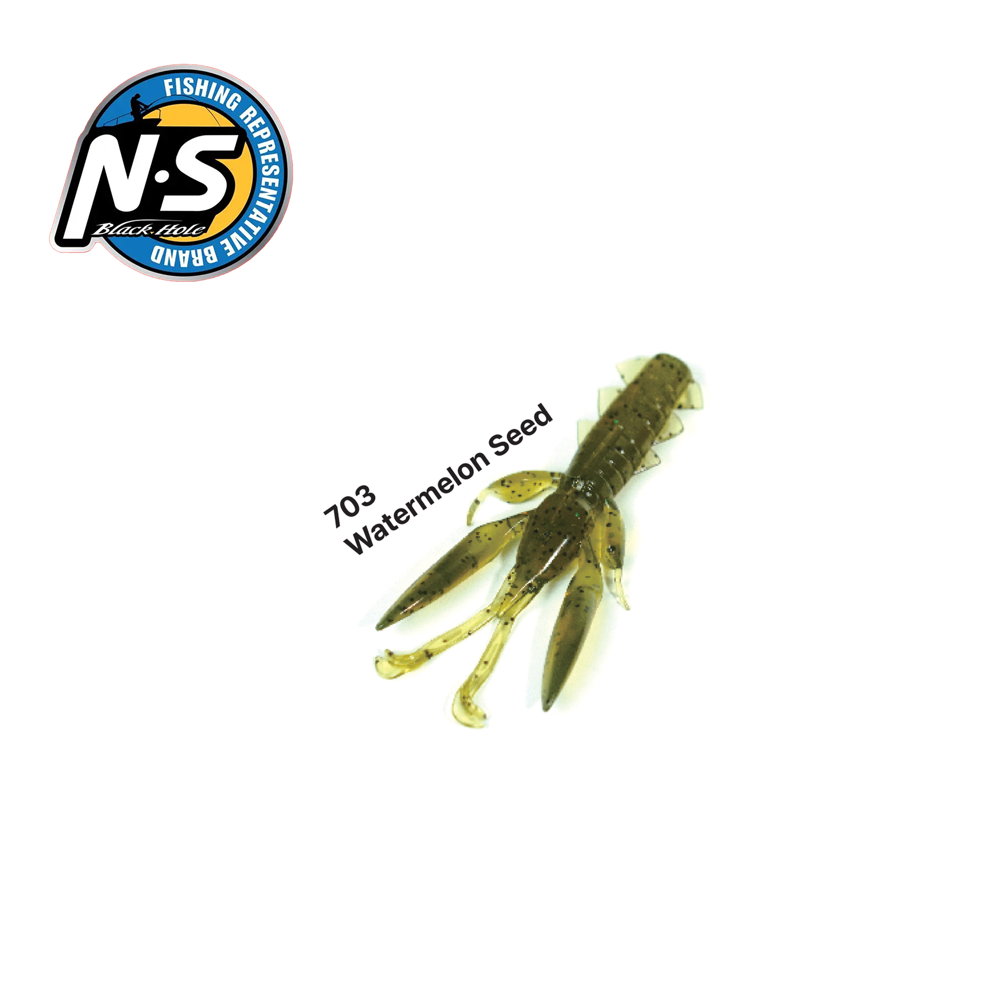TACKLE-FLOW NS BLACKHOLE N CRAW 703 WATERMELON SEED