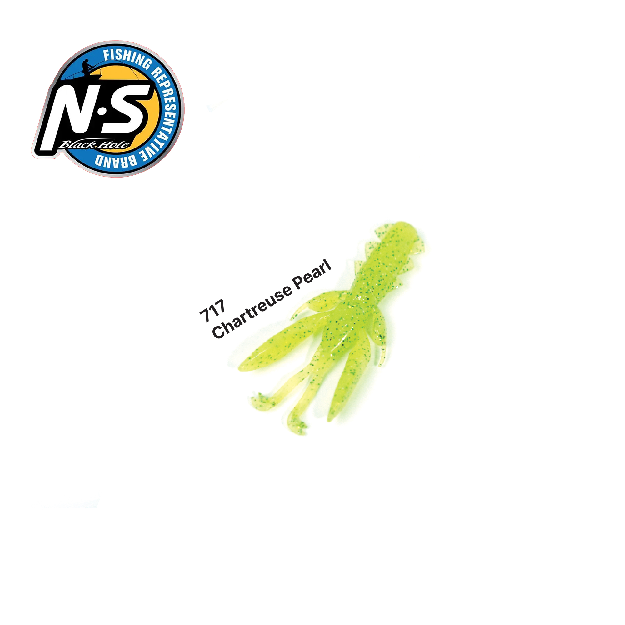 TACKLE-FLOW NS BLACKHOLE N CRAW 717 CHARTREUSE PEARL