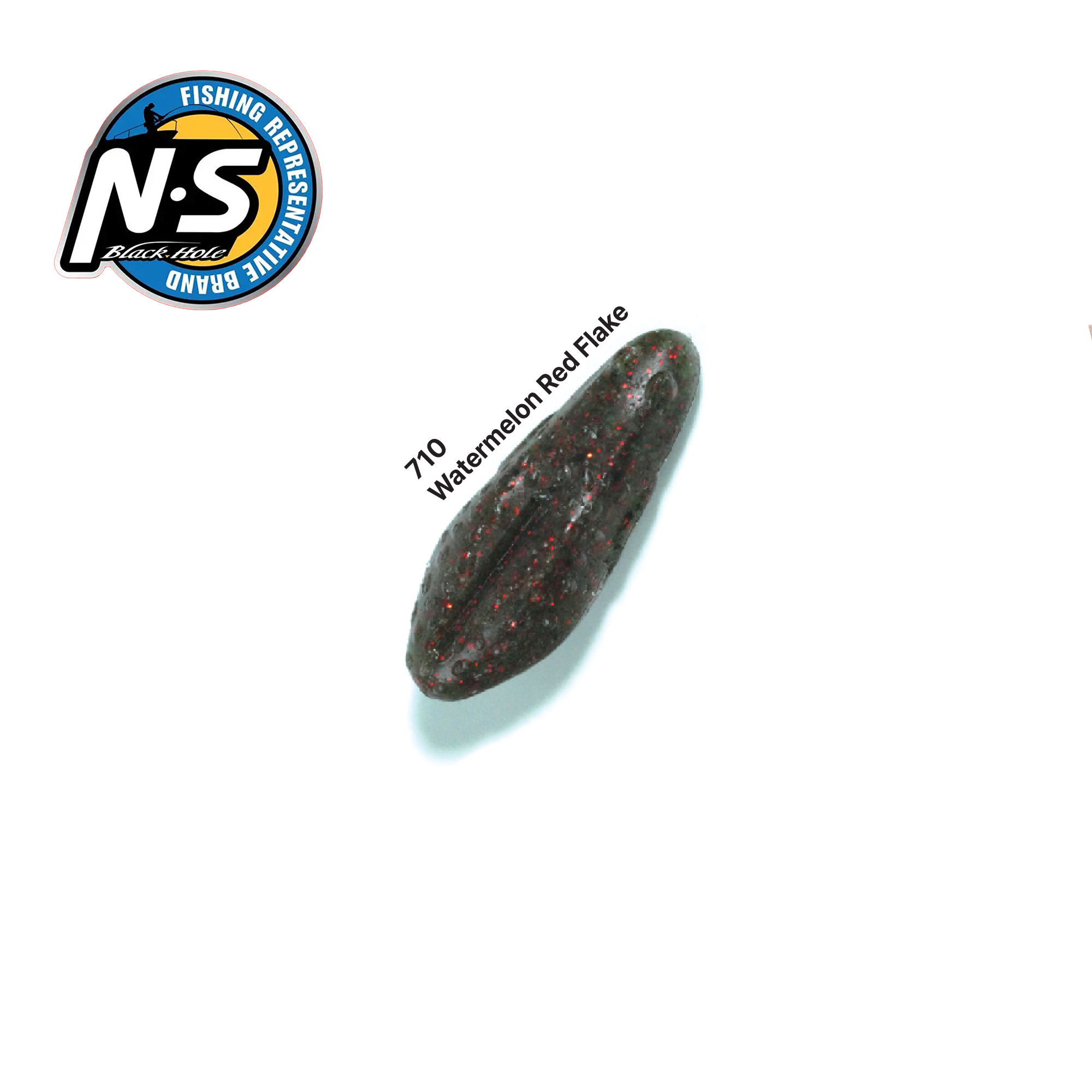 TACKLE-FLOW NS BLACKHOLE N FROG 710 WATERMELON RED FLAKE