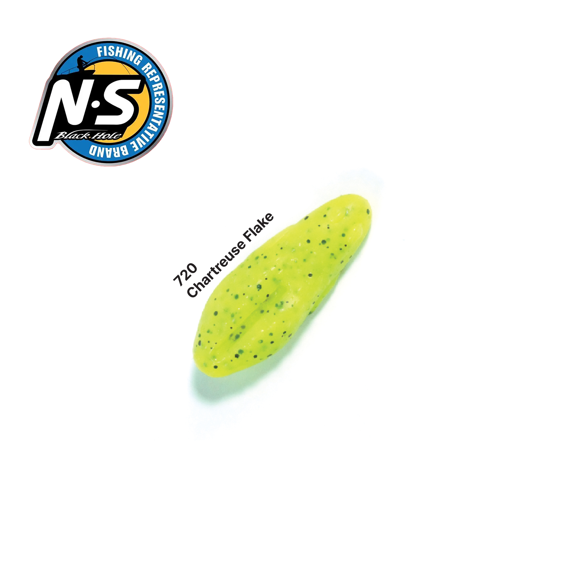 TACKLE-FLOW NS BLACKHOLE N FROG 720 CHARTREUSE FLAKE