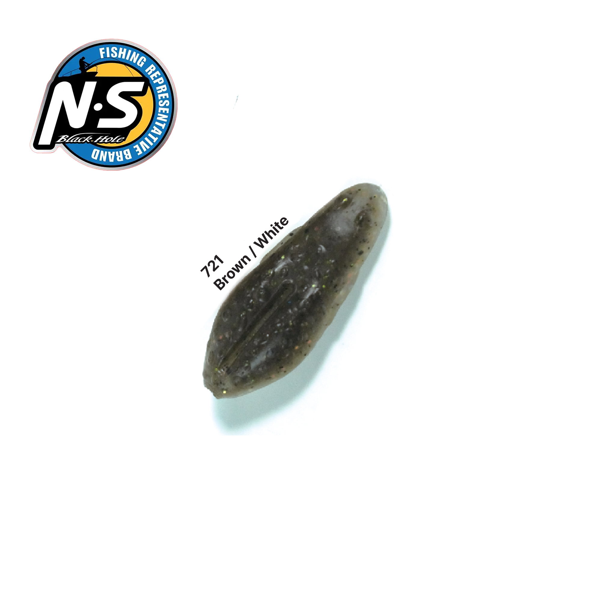 TACKLE-FLOW NS BLACKHOLE N FROG 721 BROWN WHITE