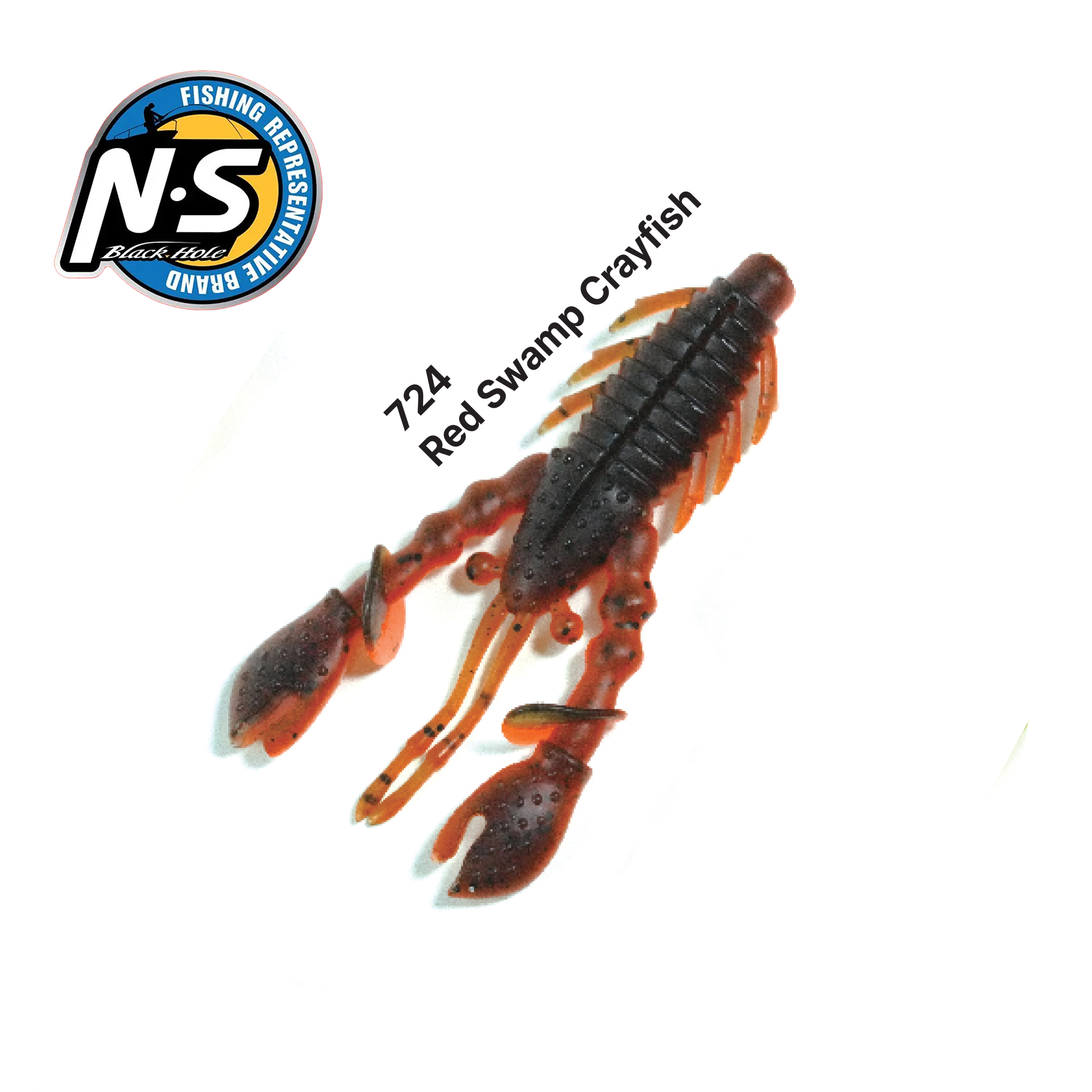 TACKLE-FLOW NS BLACKHOLE N HOG 724 RED SWAMP CRAYFISH
