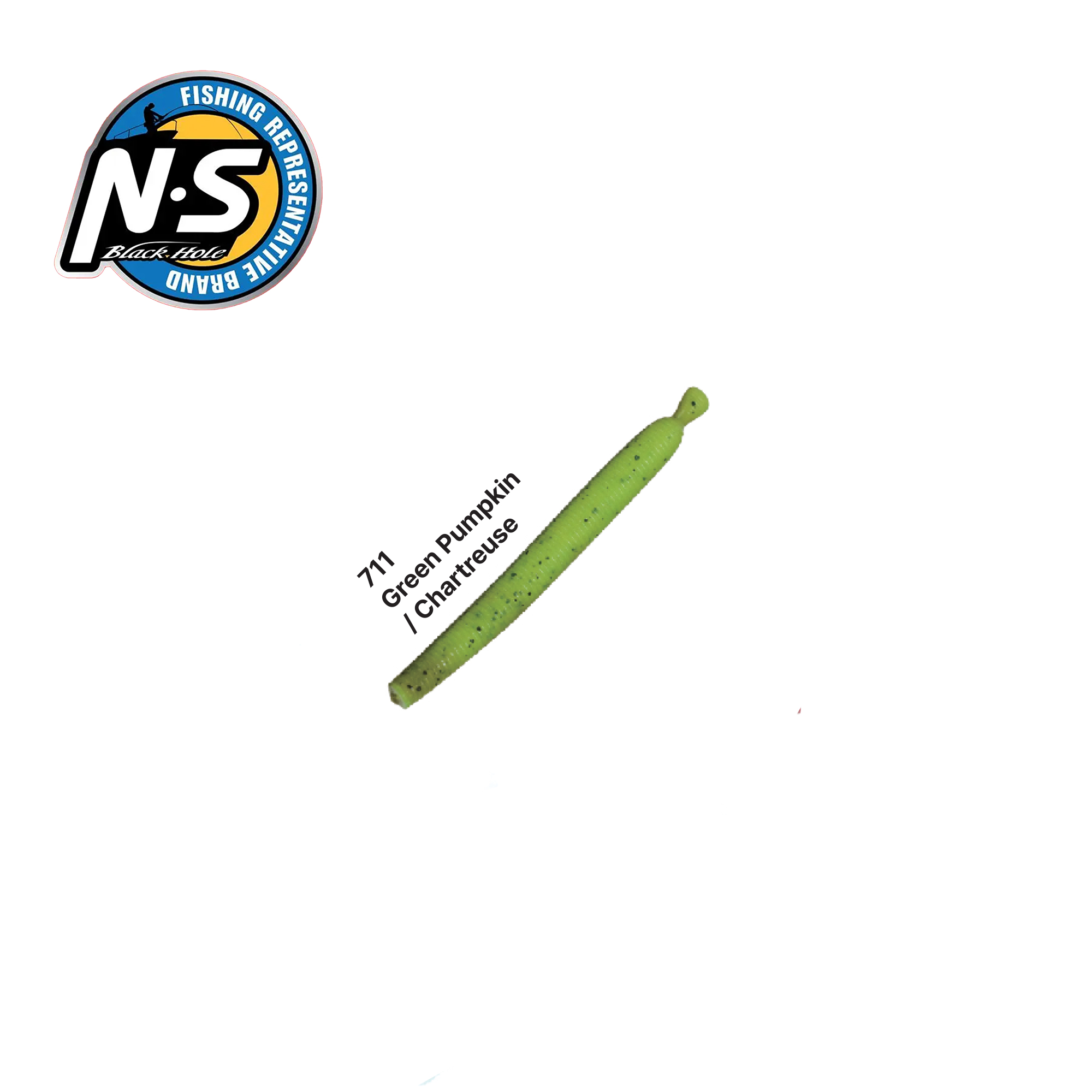 TACKLE-FLOW NS BLACKHOLE N NEEDLE STICK 711 GREEN PUMPKIN CHARTREUSE