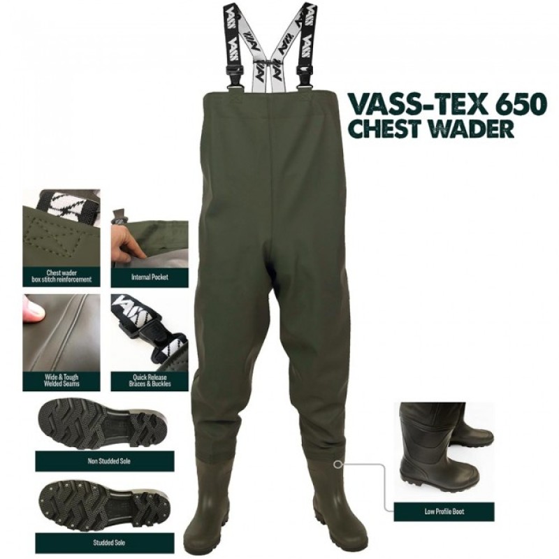 Vass-Tex 650 Series Chest Wader – Image 2