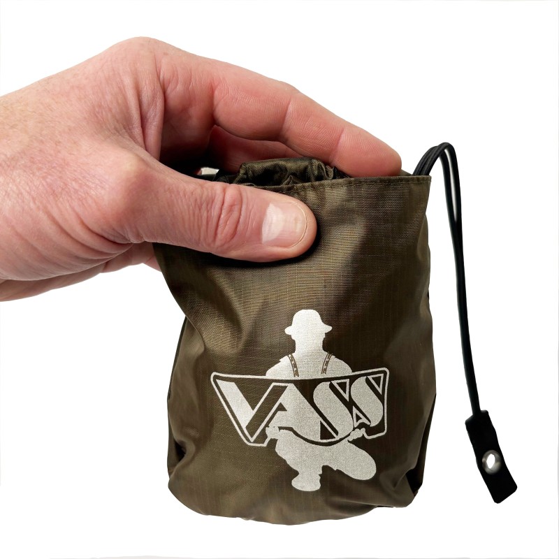 Vass Wader Bivvy Khaki Green (with reflective print) – Image 3