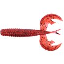 tackle-flow ns black hole Leurre Souple N.S Black Hole Clarkii Hog Worm - 8Cm - Par 6 dark red