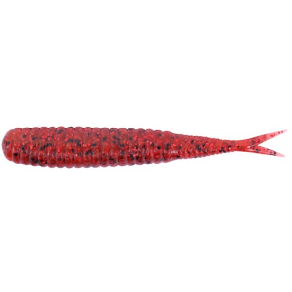 tackle-flow ns black hole Leurre Souple N.S Black Hole Clarkii Shad Worm - 8Cm - Par 6 dark red