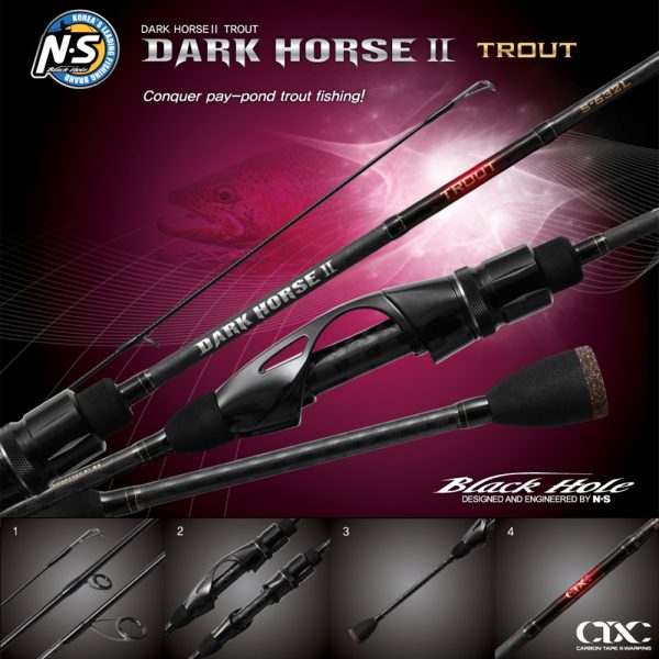 tackle-flow nsblackhole dark horse II trout 1