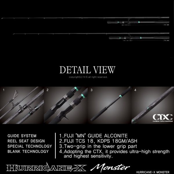 tackle-flow nsblackhole hurricane-x monster 1