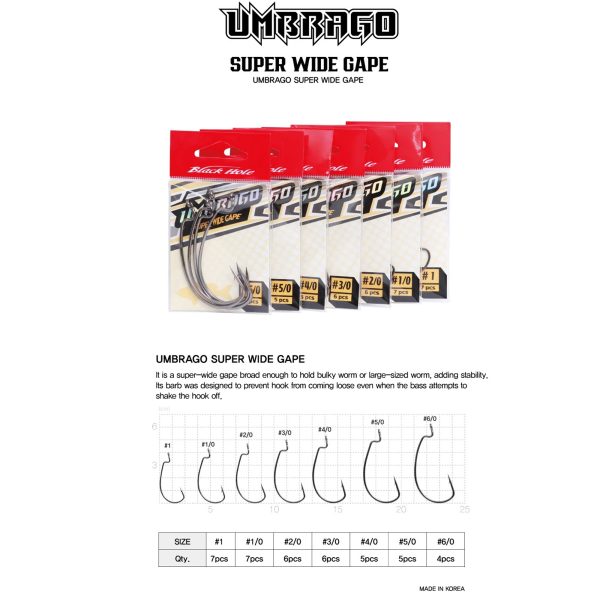 tackle-flow nsblackhole umbrago super wide gape
